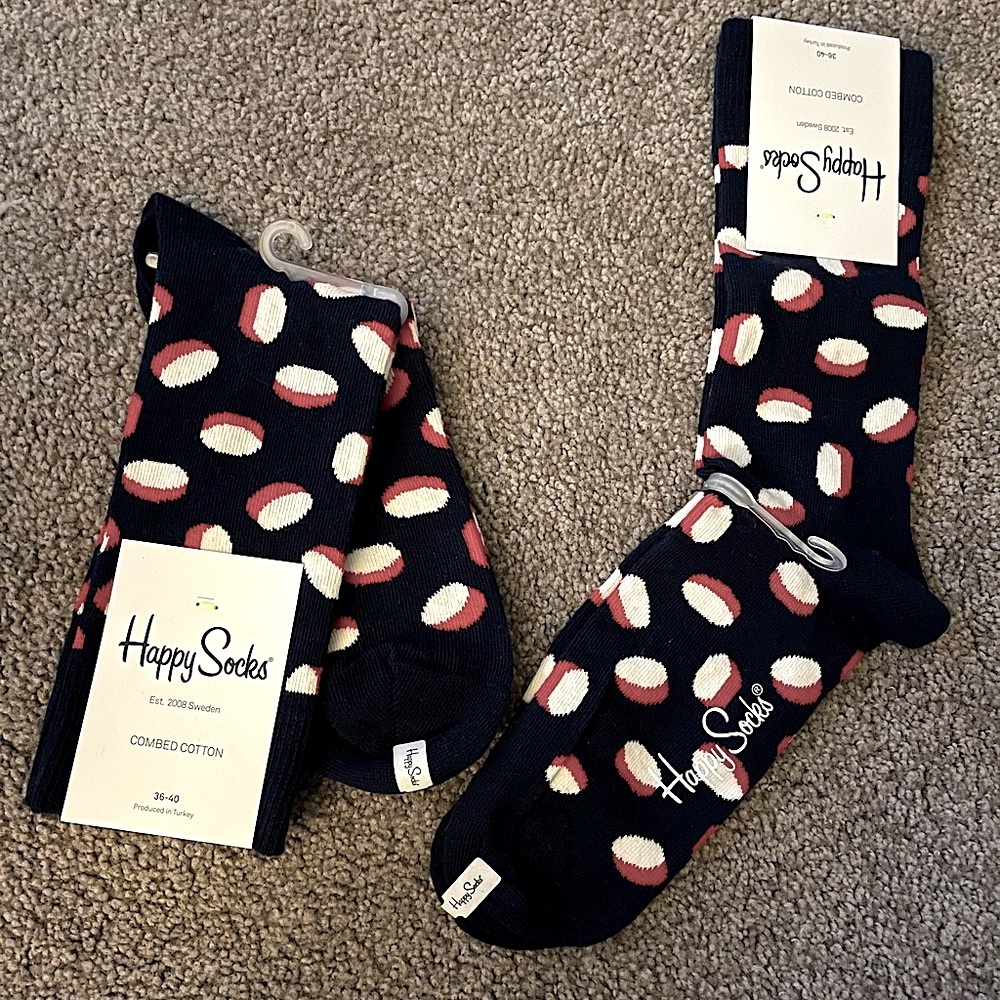 Happy Socks NEW- 2 Pair